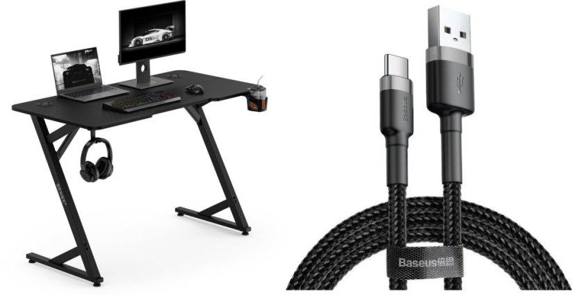SENSE7 Vamo 120 czarne+ kabel usb