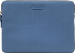 dbramante Paris - Pebbled full-grain leather sleeve for Notebook 15''/MacBook Pro 16" 2019 - Ultra-marine Blue
