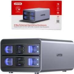 Unitek SATA 2.5/3.5 4 tryby 40TB USB C 10Gb/s