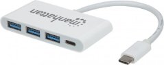 Manhattan 1x USB-C + 3x USB-A 3.0 (163552)
