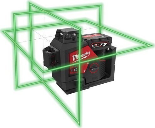 Milwaukee LASER TRÃJPÅASZCZYZNOWY M123PL-0C
