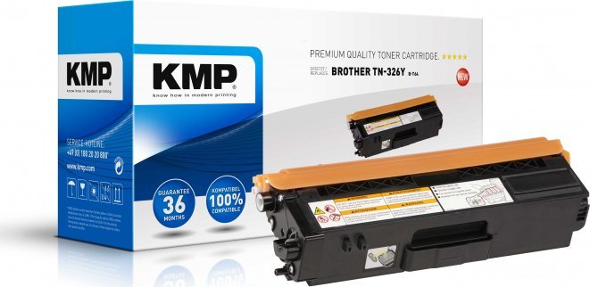 KMP Toner Brother TN-326Y/TN326Y comp. yellow B-T64 - 1246,3009