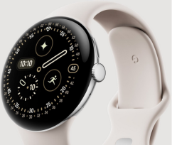 Google Pixel Watch 4 45MM WiFi Silver/Porcelain