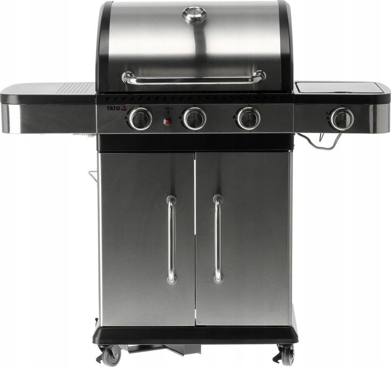 Yato YG.GAS GRILL 3+1 STAINLESS STEEL 11.2KW