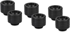 Thermal Grizzly DeltaMate Złącze kompresyjne, mosadz, Gwint G1/4” - Čierny, ST13, opakowanie 6 sztuk
