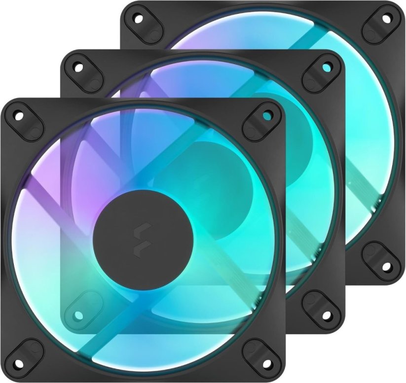 Fractal Design Dynamic 3 12 RGB Black 3-pack (FD-F-DR3-1203)