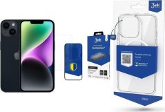 Apple iPhone 14 128GB Midnight (MPUF3) + FlexibleGlass + Etui MagCase