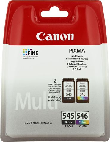 Canon PG545/CL546 Toner black + color z zabezpieczeniem 8287B006