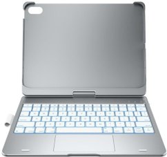 NoName Etui Typecase Flexbook Touch z klawiaturą do iPad 11" (A16) 2025 / iPad 10.9" 2022 strieborný