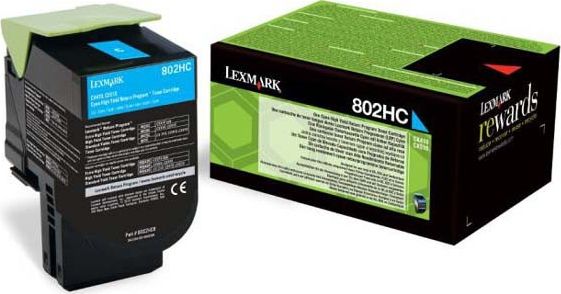 Lexmark 80C2HC0 Cyan Originál  (80C2HC0)