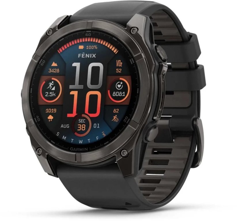 Garmin Fenix 8  51mm AMOLED Sapphire Carbon Grey Čierny  (010-02905-21)
