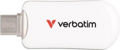 Verbatim Pendrive Plectra 256GB USB-C Biely/white 30230