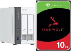 Qnap TS-216G + Seagate IronWolf 10TB (ST10000VN000)