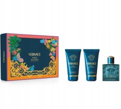 Versace Eros Eau de Toilette 50ml + Shower Gel 50ml + After Shave Balsam 50ml (115701)