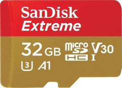 SanDisk Extreme MicroSDXC 32 GB Class 10 UHS-I/U3 A2 V30 (SDSQXAF-032G-GN6GN)