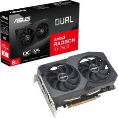 Asus Dual Radeon RX 7600 OC V2 8GB GDDR6 (DUAL-RX7600-O8G-V2)
