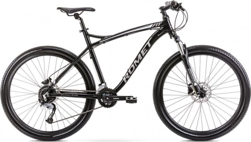 Romet Horský bicykel RAMBLER FIT 27,5 Čierno-strieborný 20 L (2127113)