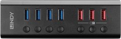 Lindy LINDY 4 Port USB 3.0 Hub mit 3 Schnellladeports