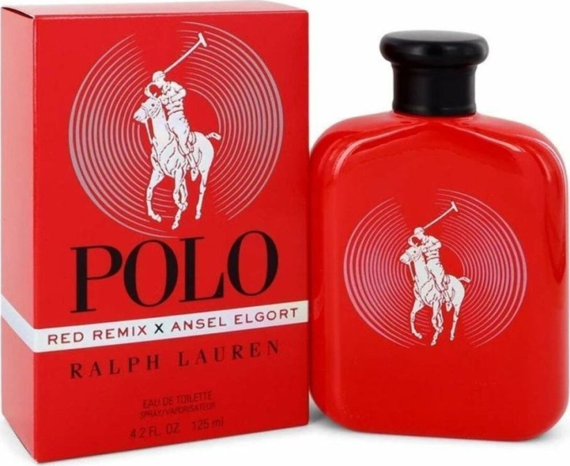 Ralph Lauren Perfumy Pánske EDT Polo Red Remix & Ansel Elgort 125 ml MEN