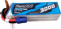 Gens Ace akumulátor Gens ace G-Tech 3000mAh 22.2V 60C 6S1P Lipo z konektorem EC5 plug