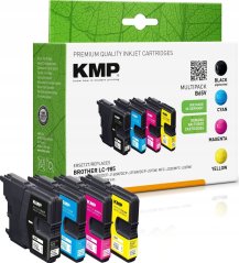 KMP KMP MULTIPACK B65V - 4er-Pack - Schwarz, Gelb, Cyan, Magenta - kompatibel - Tintenpatrone - fur Brother DCP-J125, DCP-J140, DCP-J315, DCP-J515, MFC-J220, MFC-J265, MFC-J410, MFC-J415