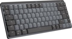 Logitech Logitech Klawiatura Bezdrôtová MX Mini Mechaniczna Podswietlana wydajnosc Grafit