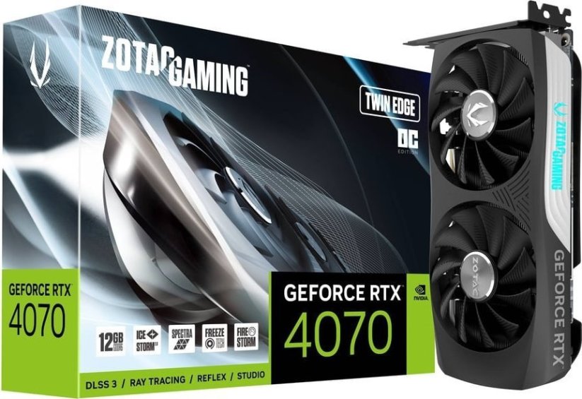 Zotac Gaming GeForce RTX 4070 Twin Edge OC 12GB GDDR6 (ZT-D40740H-10M)