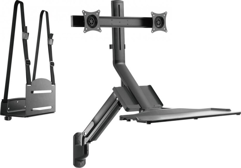 Maclean Uchwyt ścienny na dwa monitory 17'' -  29'' MC-633