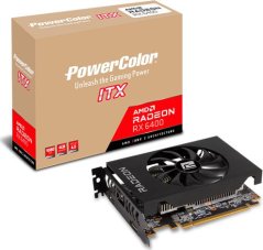 Power Color Radeon RX 6400 ITX 4GB GDDR6 (AXRX 6400 4GBD6-DH)