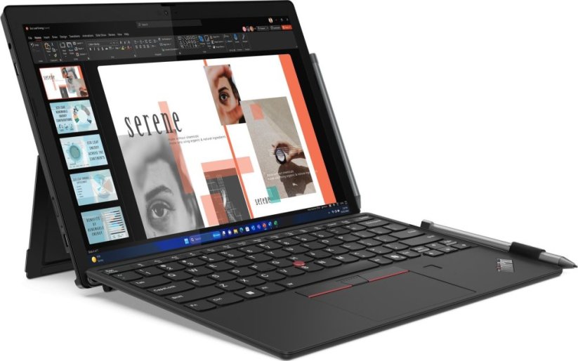 Lenovo Lenovo ThinkPad X12 Detachable Gen 2 21LK - Tablet - mit abnehmbarer Tastatur - Intel Core Ultra 5 134U / 700 MHz - vPro Enterprise - Win 11 Pro - Intel Graphics - 16 GB RAM - 512 GB SSD TCG Opal Encryption 2, NVMe - 31.2 cm (12.3") IPS Touchscreen 1