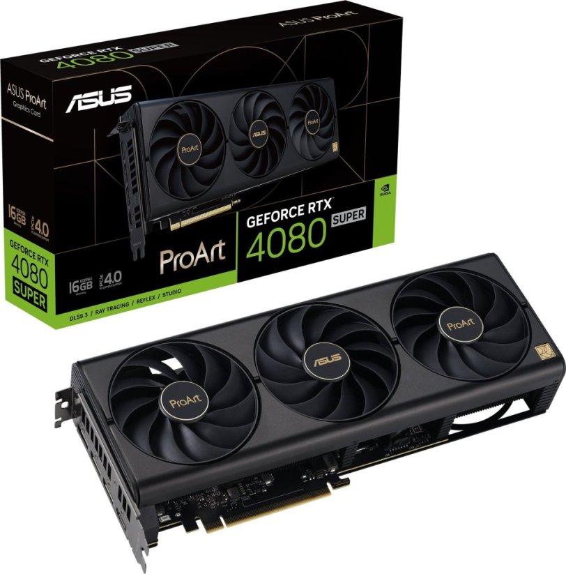 Asus ASUS ProArt -RTX4080S-16G NVIDIA GeForce RTX 4080 SUPER 16 GB GDDR6X