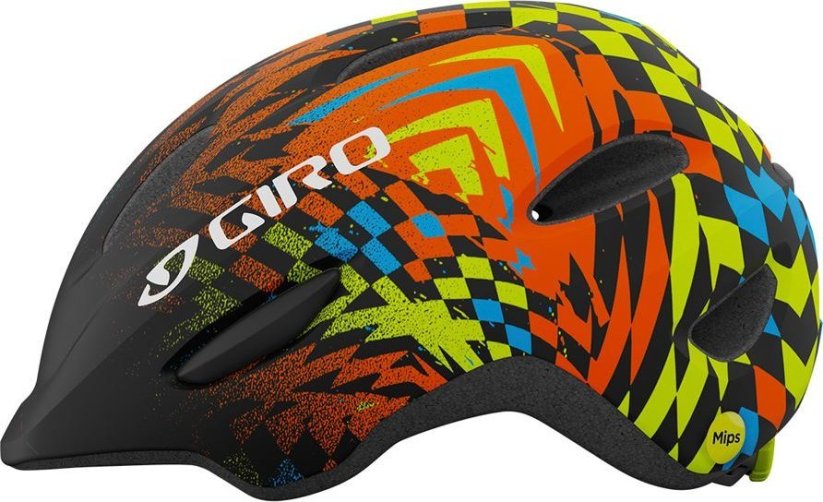 Giro prilba detský juniorski GIRO SCAMP MIPS Rozmer prilbau: XS(45-49 cm), Wybierz farba: Matte Black Check Fade