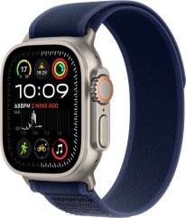 Apple Watch Ultra 2 GPS + Cellular 49mm Titanium Case Trail Loop S/M Modrý  (MX4J3EL/A)