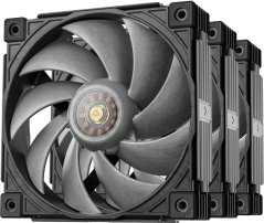 SilentiumPC Sudokoo Mach120 PWM ventilátor - Sada 3 sztuk, 120mm, Čierny (R-MACH120-GYWPN3-GAS)