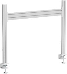 InLine InLine® Srokovwall Tischhalterung, Panel Aluminium 1m inkl. 2 Stützen 0,86m