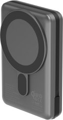 Energea PowerBank indukcyjny Energea MagPac Pro  Plus 10000mAh Qi2 Magsafe Sivý