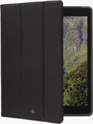 dbramante Milan Flip-Hulle na tablet - skóra licowa - Night Black - 10.2" - na Apple 10.2-calowy iPad (9. generacja)