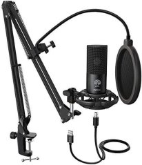 NoName FIFINE T669 mikrofon przewodowy z statywem | USB