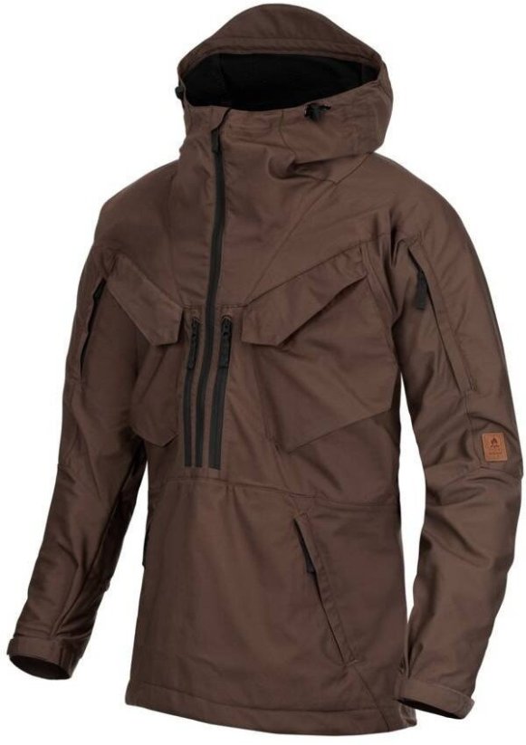 Helikon-Tex Bunda Anorak PILGRIM® - Earth Brown / Čierna A