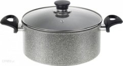 Ballarini Hrniec BALLARINI Ferrara z 2 držiakami i pokrywką granitowy 24 cm FERG25D.24D