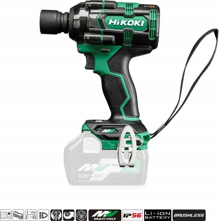 Hikoki HIKOKI. IMPACT WRENCH 36V WR36DHW2Z 1/2" 380Nm BL HITSYSTEM