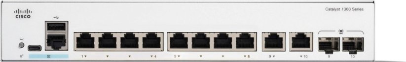 Cisco CISCO Catalyst 1300 8-Port Switch / Data-Only / 2 x 1G SFP Uplinks / external power supply