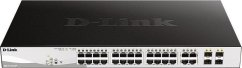 D-Link Prepínač DGS-1210-24P Switch 24GE PoE 4SFP