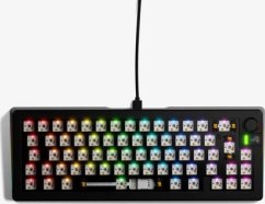 Glorious Glorious GMMK 3 65 % Custom Gaming-Tastatur - Barebone, ISO-Layout, schwarz