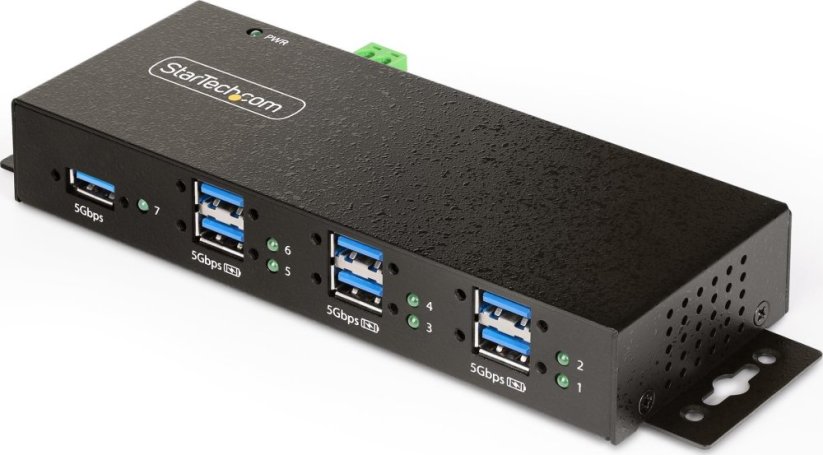 StarTech USB Hub StarTech 7-Port Industrial Housing