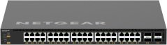 NETGEAR NETGEAR AV Line M4350-40X4C - Switch - L3 - managed - 40 x 100/1000/2.5G/5G/10GBase-T (PoE++) + 4 x 40/100 Gigabit QSFP28 - Luftstrom von vorne nach hinten - an Rack montierbar - PoE++ (196 W)