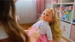 Edinburgh University Press bo. Interactive doll "Milana" (speaks Russian language), 40 cm
