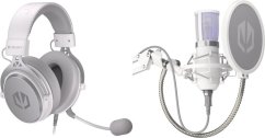 Endorfy Słuchawki Endorfy Viro Onyx White (EY1A004) + Mikrofon Solum Streaming Onyx White