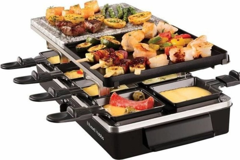Russell Hobbs Grill elektrickýRussell Hobbs Multi Raclette 3w1 26280-56 Čierny