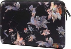 Trunk Trunk 14" PC Sleeve, Black Flower. Neopr